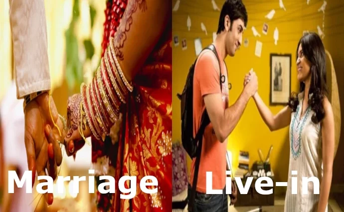 Marriage or Live-in - can't be both