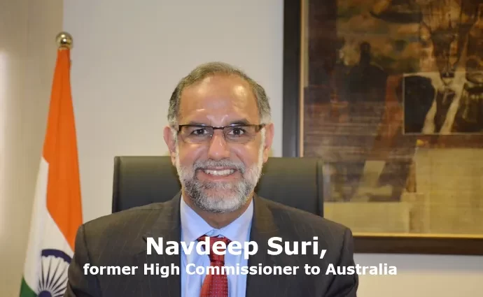 Former High Commissioner Navdeep Suri