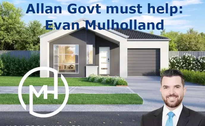 Evan Mulholland calls on Allan Govt to help